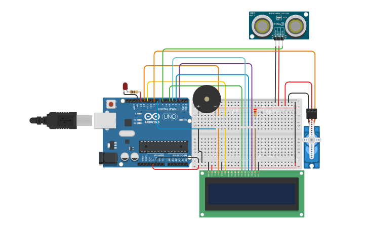 Circuit design arduino project - Tinkercad