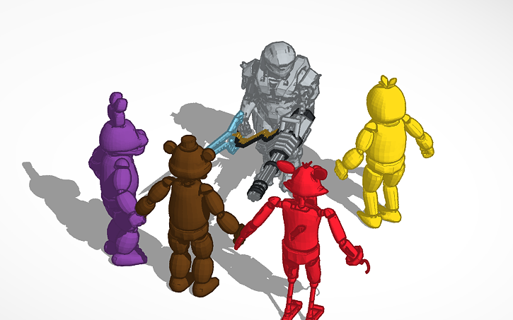 3d Design Fnaf Tinkercad