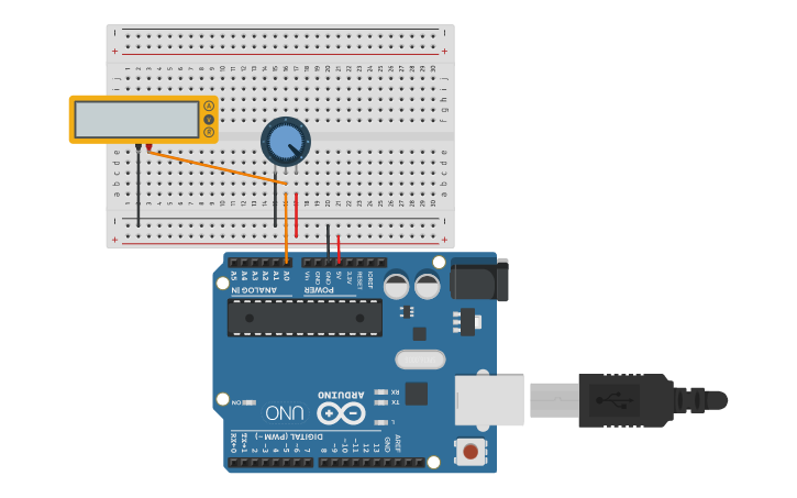 Circuit design daele conv A/D | Tinkercad