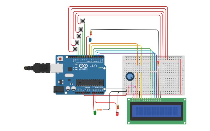 Circuit design Morse Code Project - Tinkercad