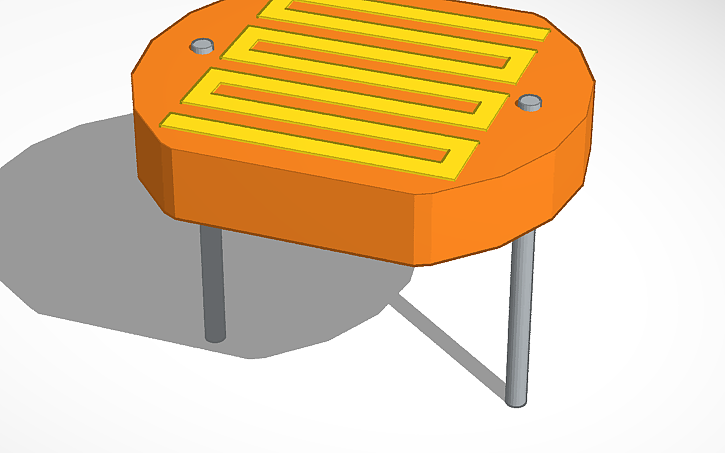 3D design LDR - Tinkercad