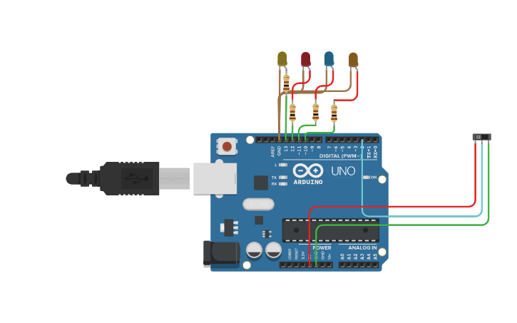 Circuit design Slide Switch - Tinkercad