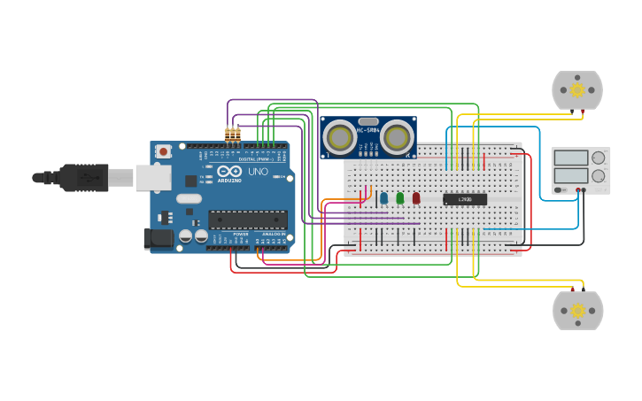 Circuit design AP7 | Tinkercad