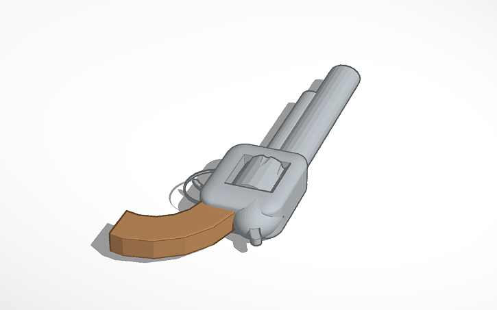 3D design Revolver - Tinkercad