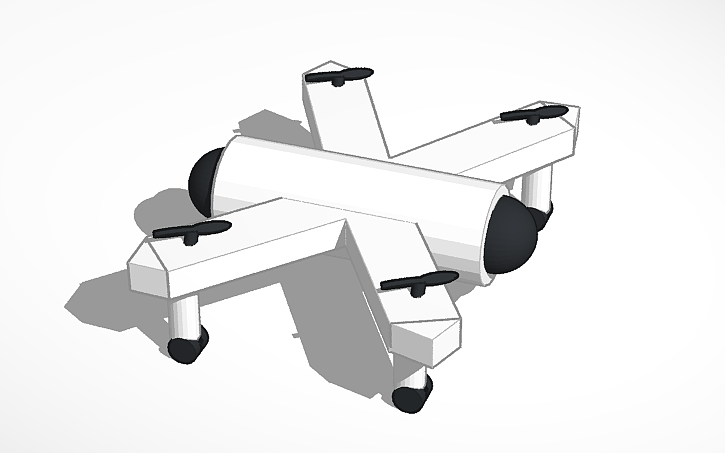 3D design drone - Tinkercad
