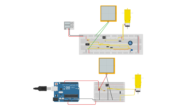 Circuit design Copy of Controle PWM mosfet - Tinkercad