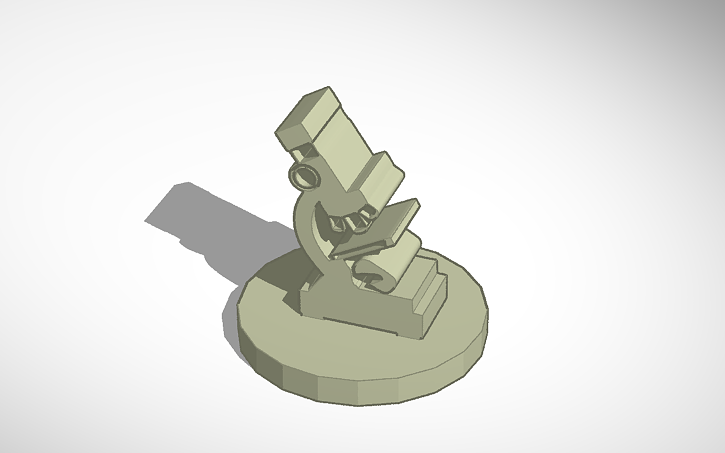 Microscope Cad 3D design Microscope - Tinkercad