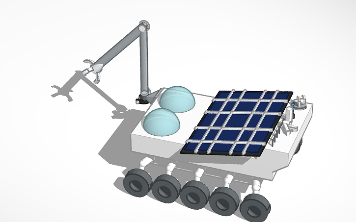 3D design rover | Tinkercad