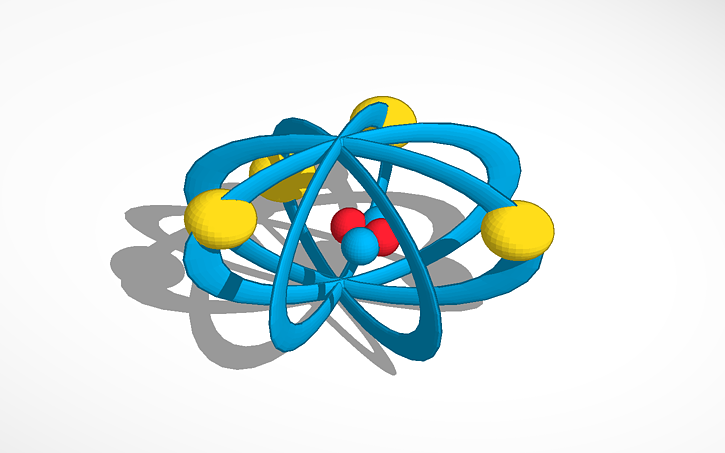 3D design The Atom - Tinkercad