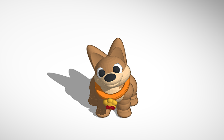 Corça CAD 3D model - Baixar Animais no