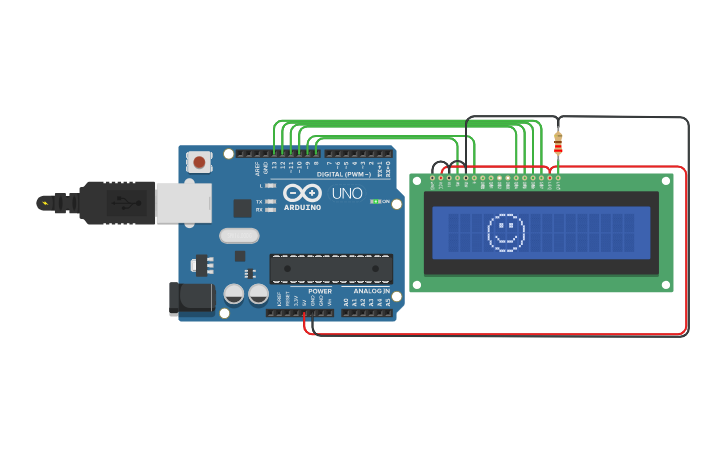 Circuit design Copy of CLASE MATRICES | Tinkercad