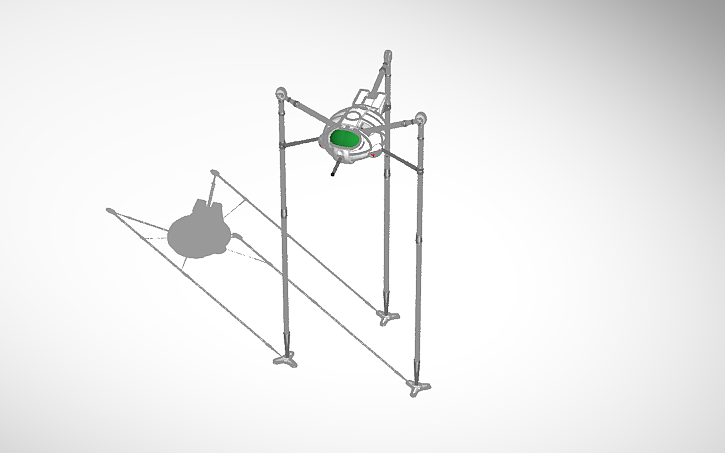 3D design Jeff Wayne Fighting Machine - Tinkercad