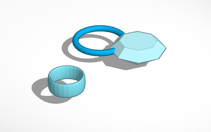 3D design the rings | Tinkercad