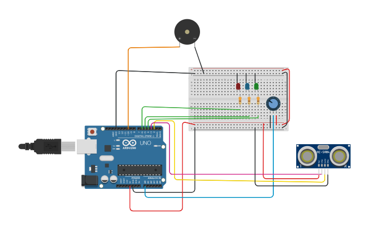 Circuit design Proyecto - Tinkercad