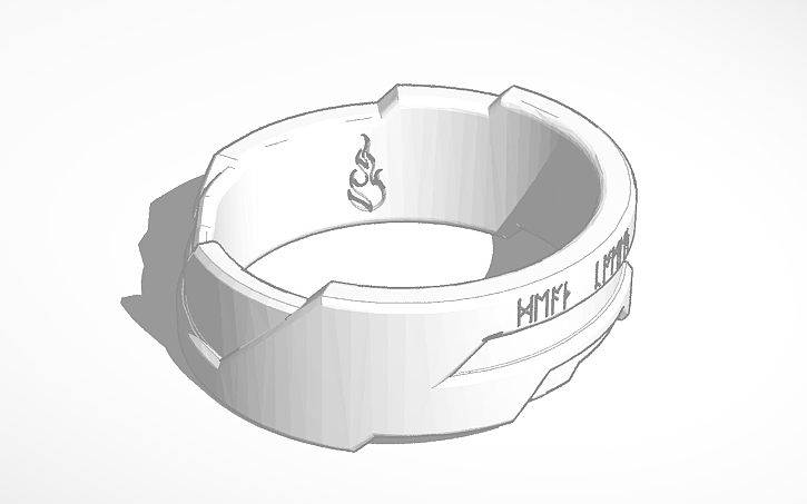 3D design Anime magic ring 5112 - Tinkercad