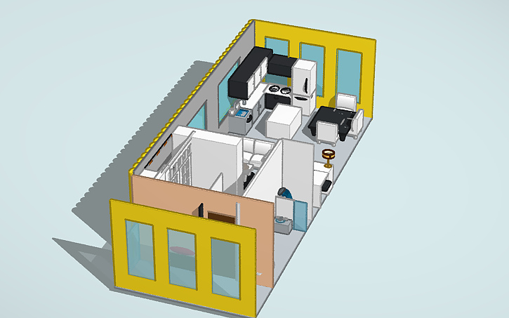 3D design Copy of Interior Design Challenge - Tinkercad