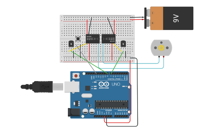 Circuit design RELAY CONTROL - Tinkercad