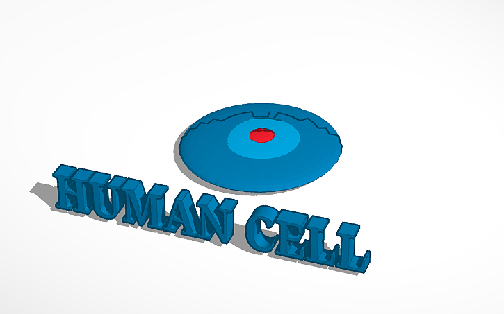 3D design HUMAN CELL - Tinkercad