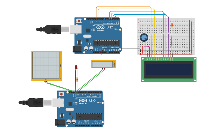 Circuit design Arduino LIP 1 - Tinkercad