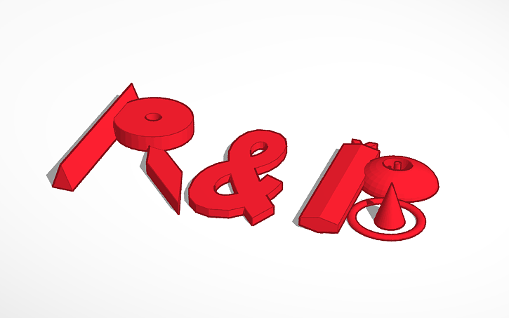 Vector Rbr 3d 3D design r&b | Tinkercad