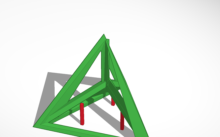 Simplex Five Dimensions 3D design Simplex (5-cell) | Tinkercad