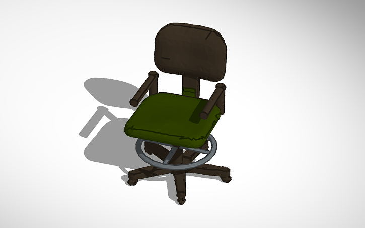 3D design Office Chair - Tinkercad