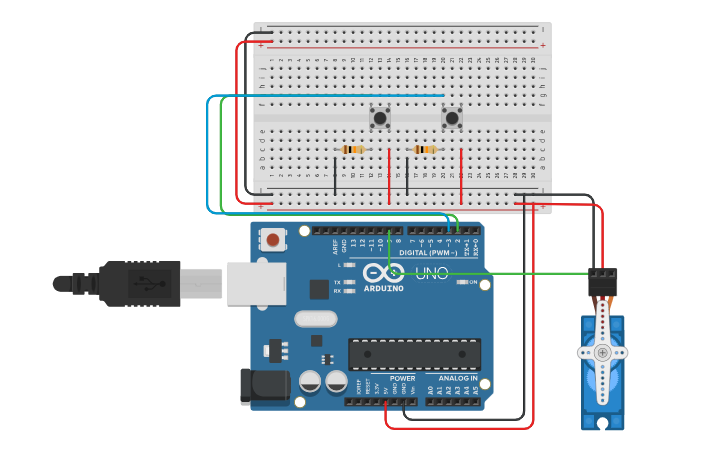 Circuit design 4 taps 12.12 - Tinkercad