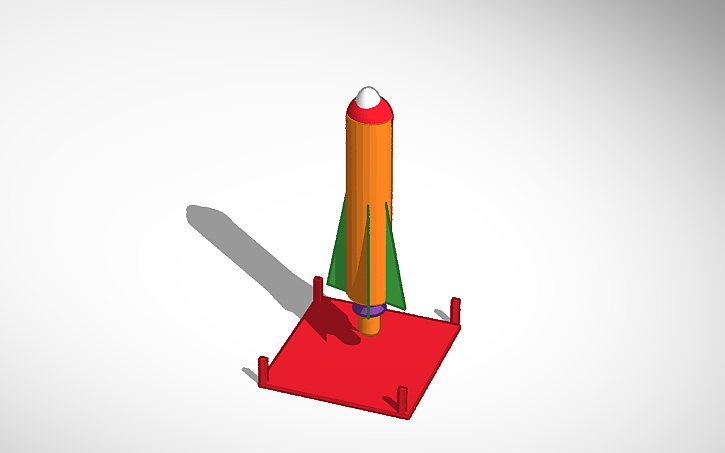 3D design ROCKET | Tinkercad