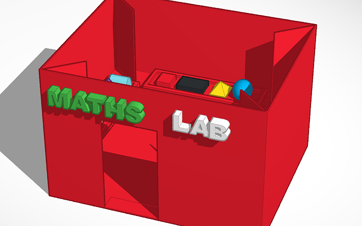 3D design MATHS LAB - Tinkercad