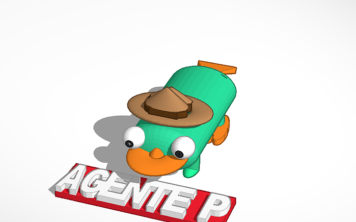 3D Design Perry El Ornitorrinco Tinkercad 3d-design-perry-el-ornitorrinco-tinkercad