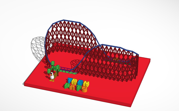 Montana Rusa Tinkercad