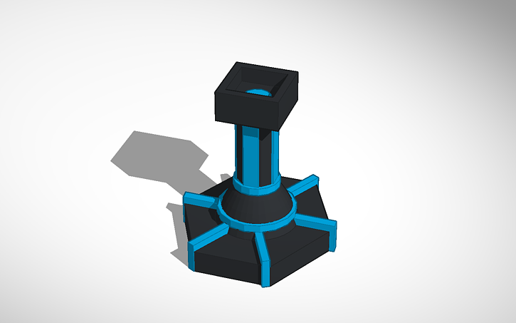 3D design Tron Rook Blue | Tinkercad