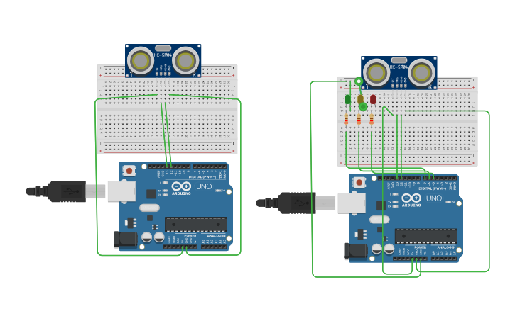 Circuit design SENSOR 1 - Tinkercad