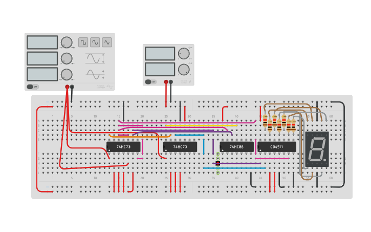 7 Segment Display Tinkercad 4881