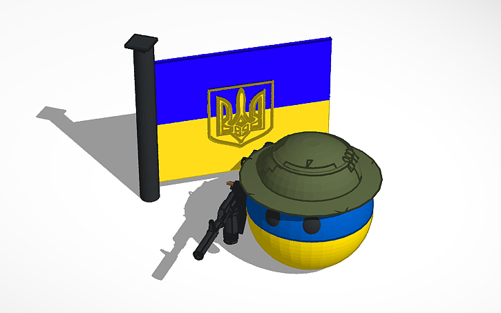 3D design Help Ukraine Repel the Invaders! - Tinkercad