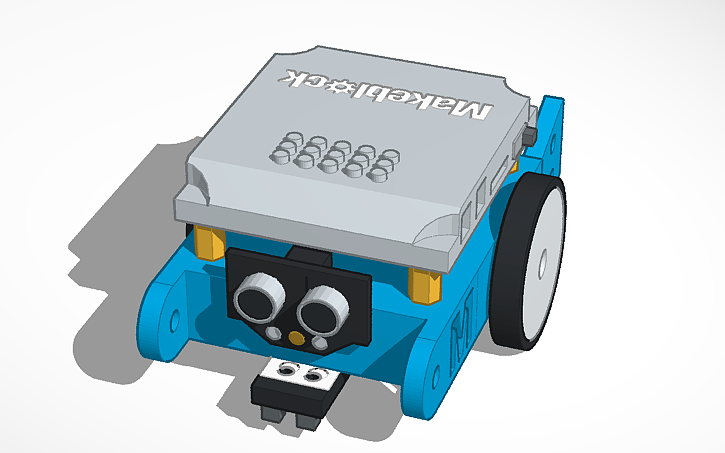 3D design robot mbot 3D - Tinkercad