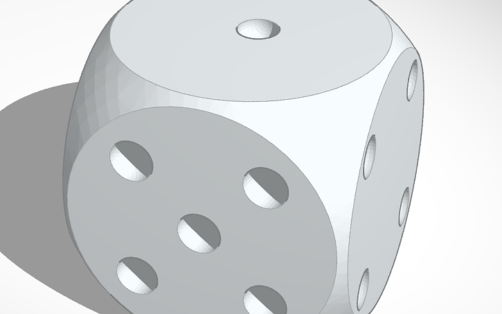 Tricky Dice Layout 3D design Trick Dice | Tinkercad