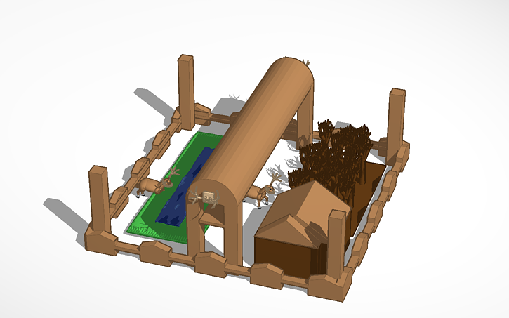 3D design Zoo Exhibit | Tinkercad
