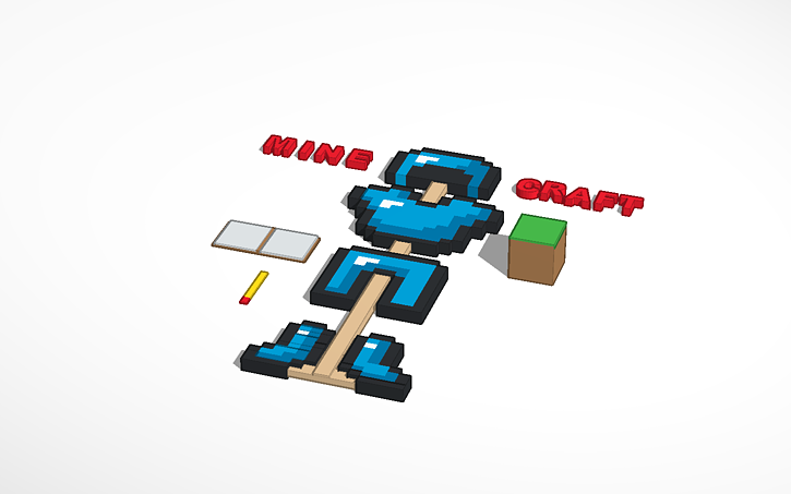 3D design Minecraft Properly - Tinkercad
