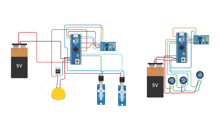 Circuit design Copy of nRF24L01 - Tinkercad