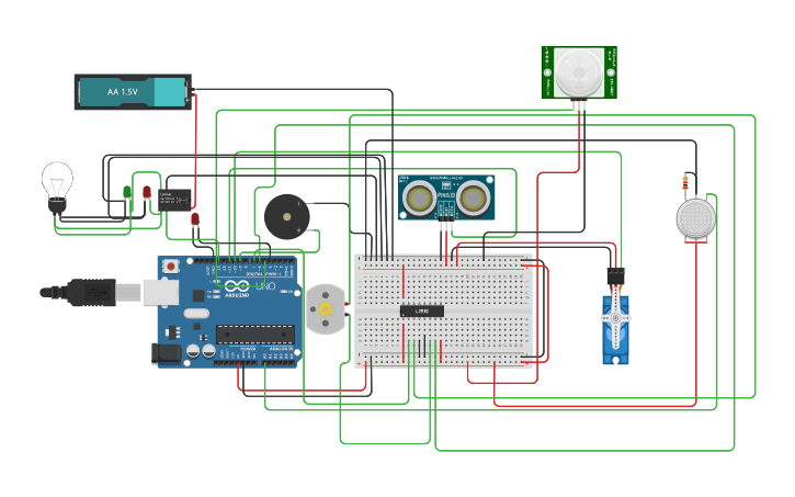 Circuit design smart factory - Tinkercad