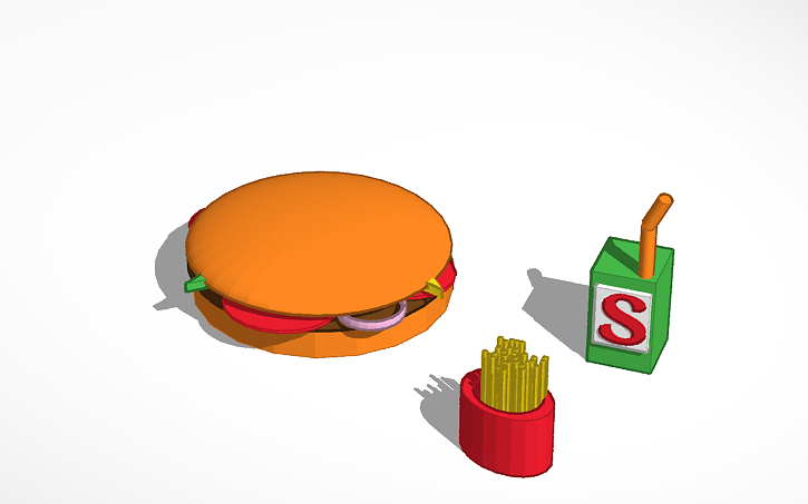 3D design Cheeseburger | Tinkercad