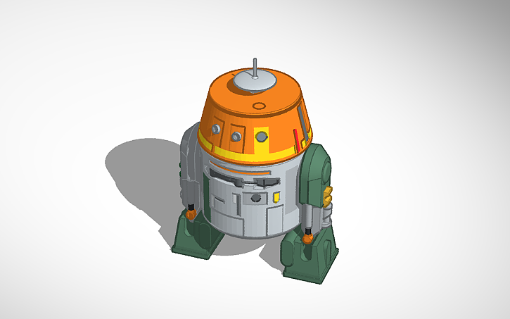 Droid Stuff 3D design C Series Astromech Droid - Tinkercad