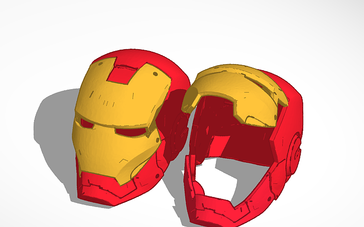 Iron Man Helmet Tinkercad Iron Man Helmet Tinkercad