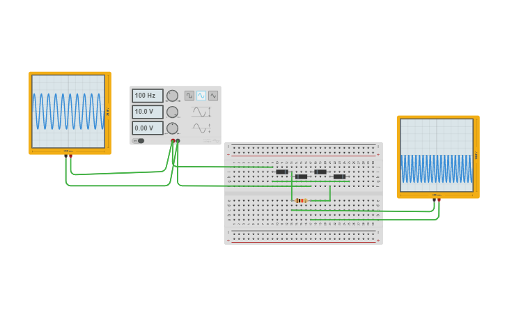 Circuit design full wave bridge rectifier - Tinkercad