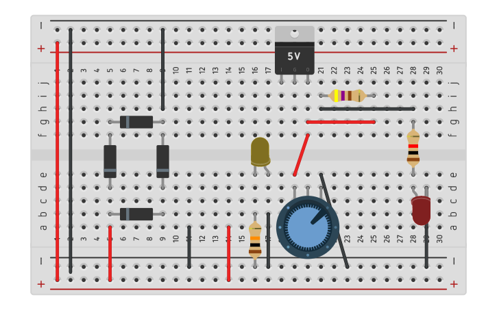 Circuit design CIRCUITO FUENTE DE ALIMENTACION - Tinkercad