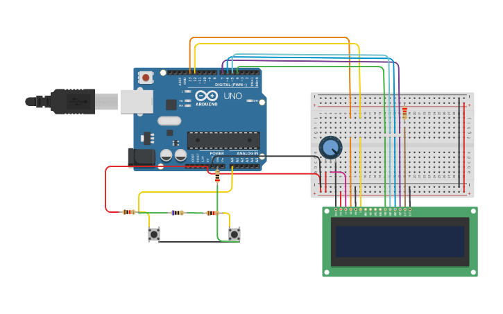 Circuit design Arduino Workshop - Tinkercad