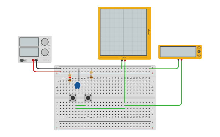 Circuit design RC Camera Flash - Tinkercad