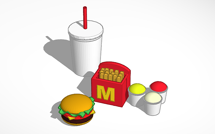 3D design McDonalds - Tinkercad