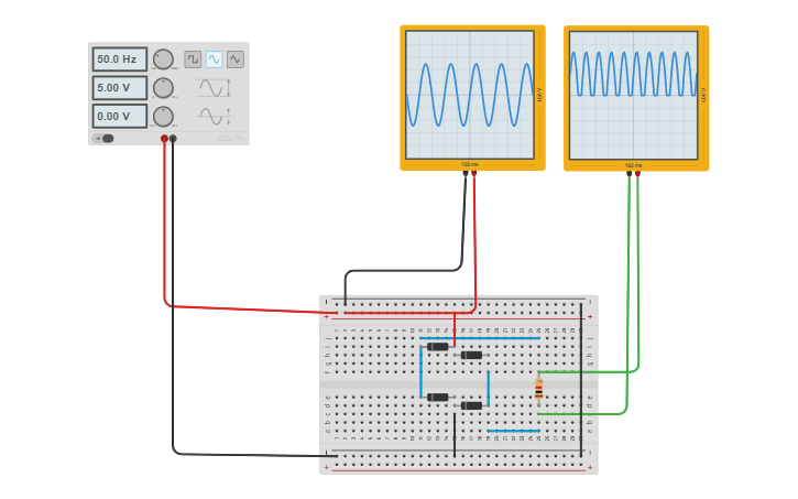 Circuit Design Lona-ponte Di Graetz - Tinkercad